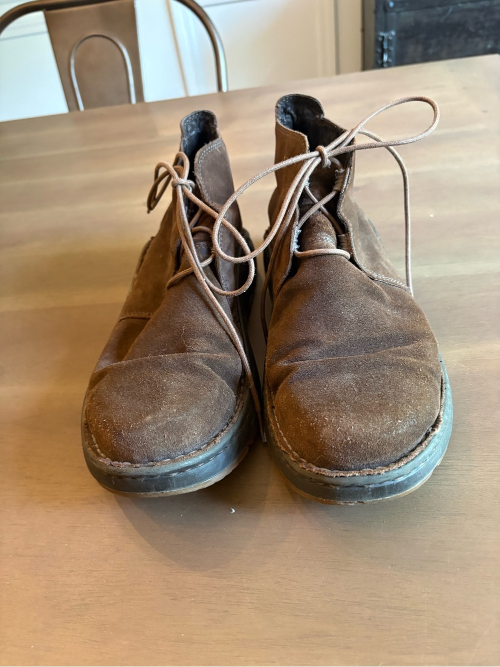 Chaco Men's Brown Suede Lace-Up Boots